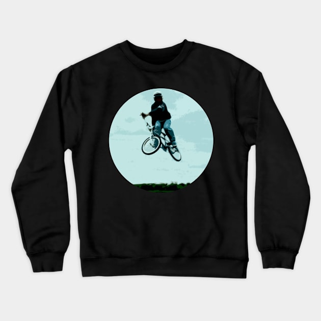 bmx Crewneck Sweatshirt by rickylabellevie